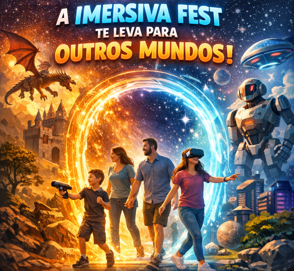 Festa e diversão com VR